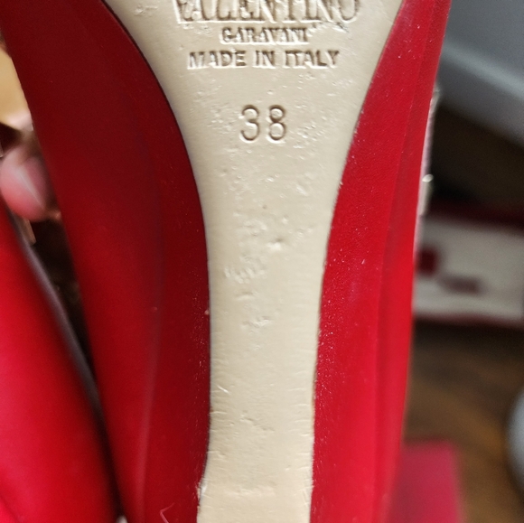 Valentino Rockstud Kitten Wedge size 38 - Picture 8 of 10